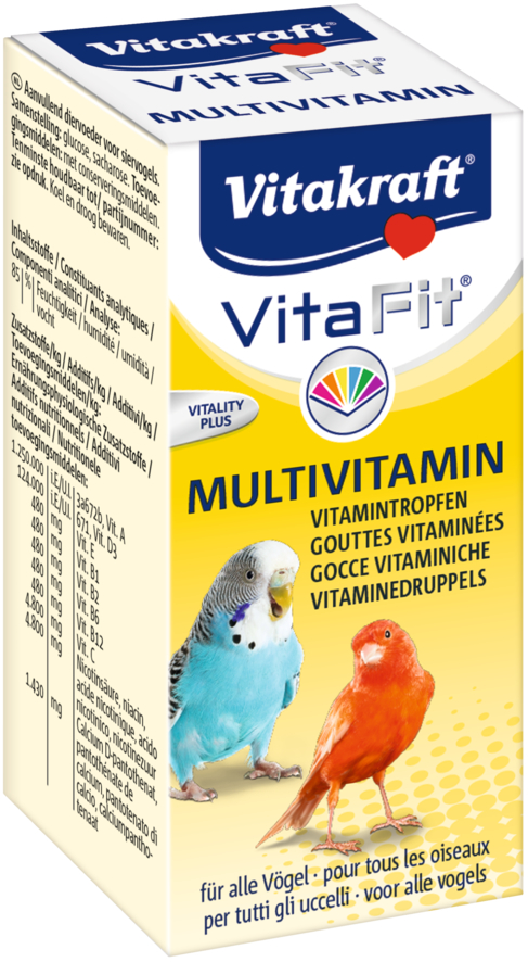 Vitamíny pre papagáje a vtáctvo