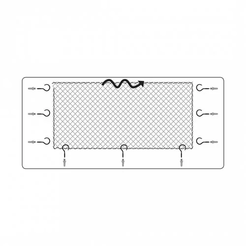 DUVO+ Ochranná sieť na balkón pre mačky 400x300cm