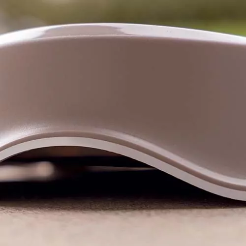STEFANPLAST Chic protišmyková miska na pomalé jedenie 1l svetlo hnedá