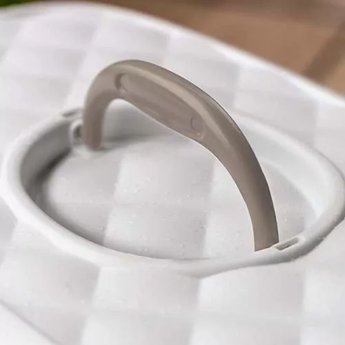 STEFANPLAST Chic Outdoor 56x54,5x39cm vonkajšia krytá mačacia toaleta s malou strechou na odtok vody biela/tmavo zelená