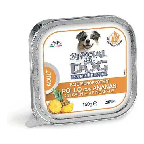 MONGE SPECIAL DOG EXCELLENCE FRUITS pate kura,ryža & ananás 150g pre psov