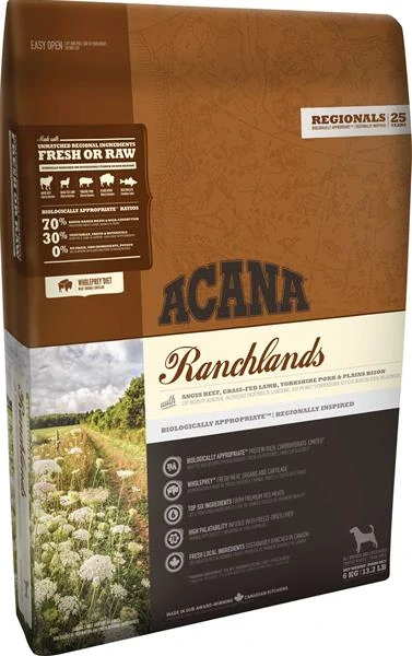 ACANA RANCHLANDS DOG 6KG REGIONALS