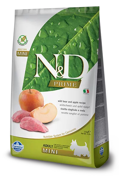 Farmina N&D dog PRIME (GF) adult mini, boar & apple 0,8 kg