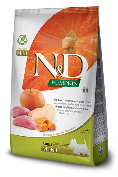 Farmina N&D dog PUMPKIN (GF) adult mini, boar & apple 0,8 kg