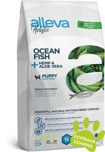 Alleva HOLISTIC dog puppy & junior maxi fish 12 kg
