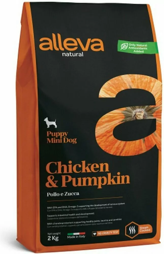 Alleva NATURAL dog puppy medium chicken & pumpkin 12 kg