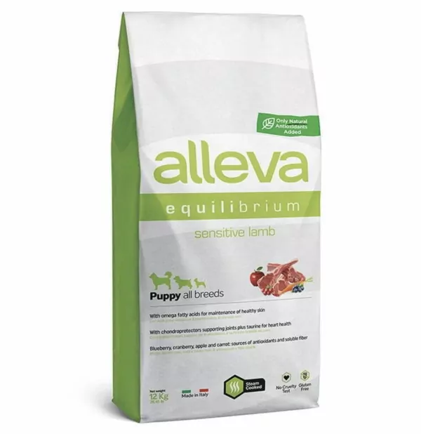 Alleva SP EQUILIBRIUM dog puppy sensitive all breeds lamb 12 kg