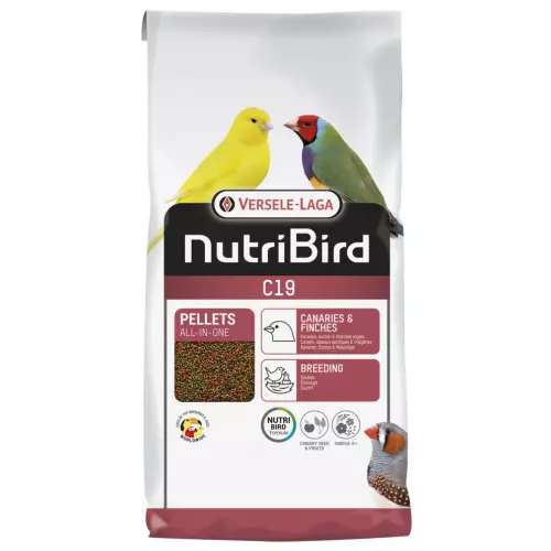 VL Orlux NutriBird C19- extrudy pre chov, preperovanie a zvýšené nároky kanárov a exotov 3 kg