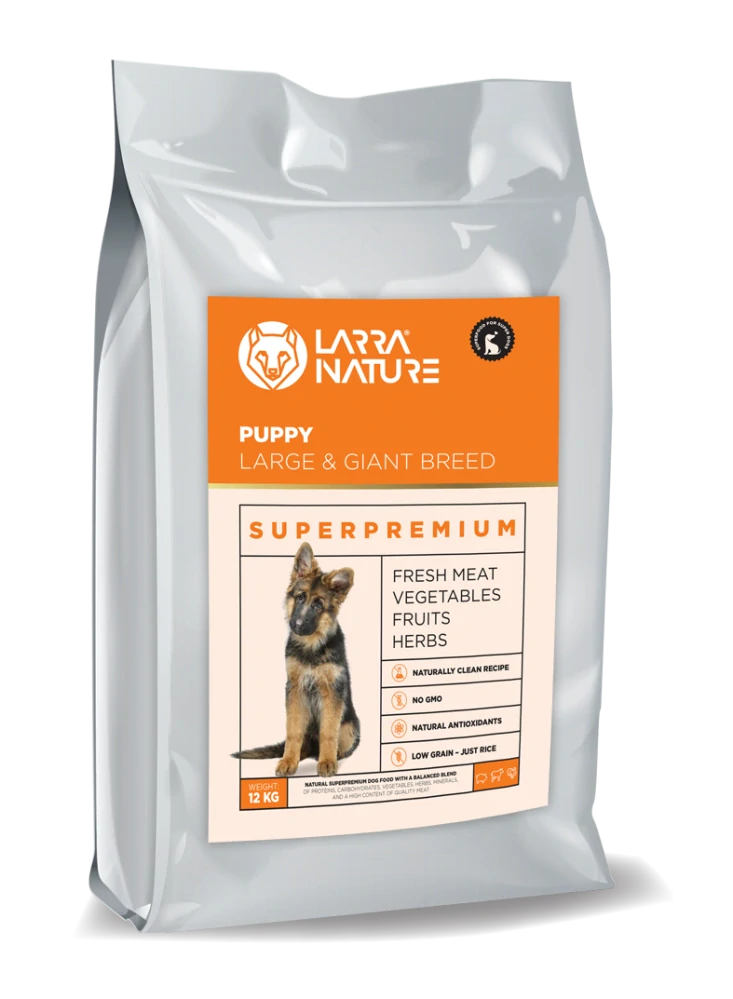 Larra Nature Puppy Veľké a Obrie plemená Superprémium 28/18 3x12kg