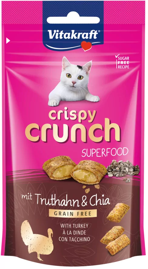 Vitakraft Crispy Crunch morčacie + chia 60g