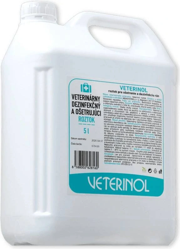 Veterinol 5 l roztok