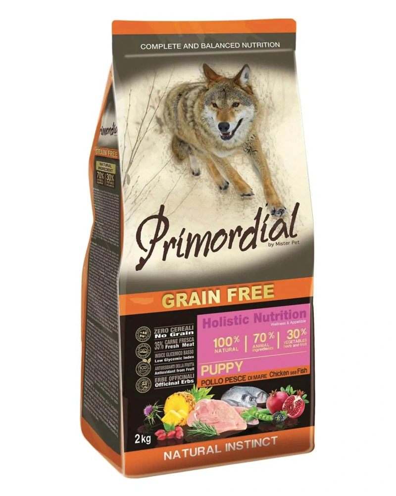 Primordial GF Puppy Chicken & Seafish 3x12 kg