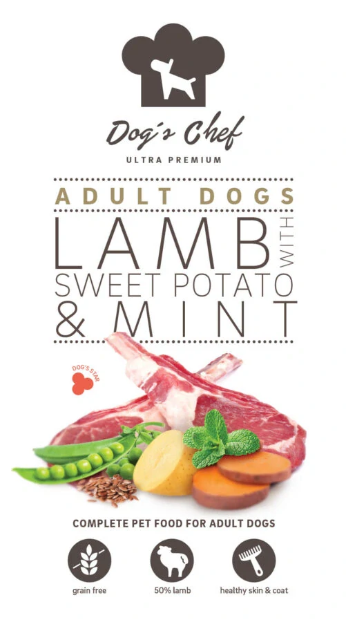 Dog’s Chef LAMB WITH SWEET POTATO & MINT 15kg