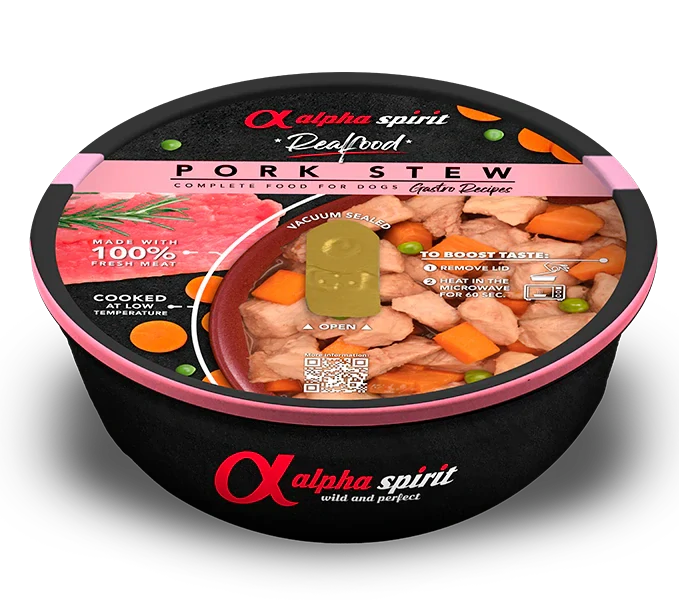 Alpha Spirit Dog Realfood - Bravčový guláš 280g