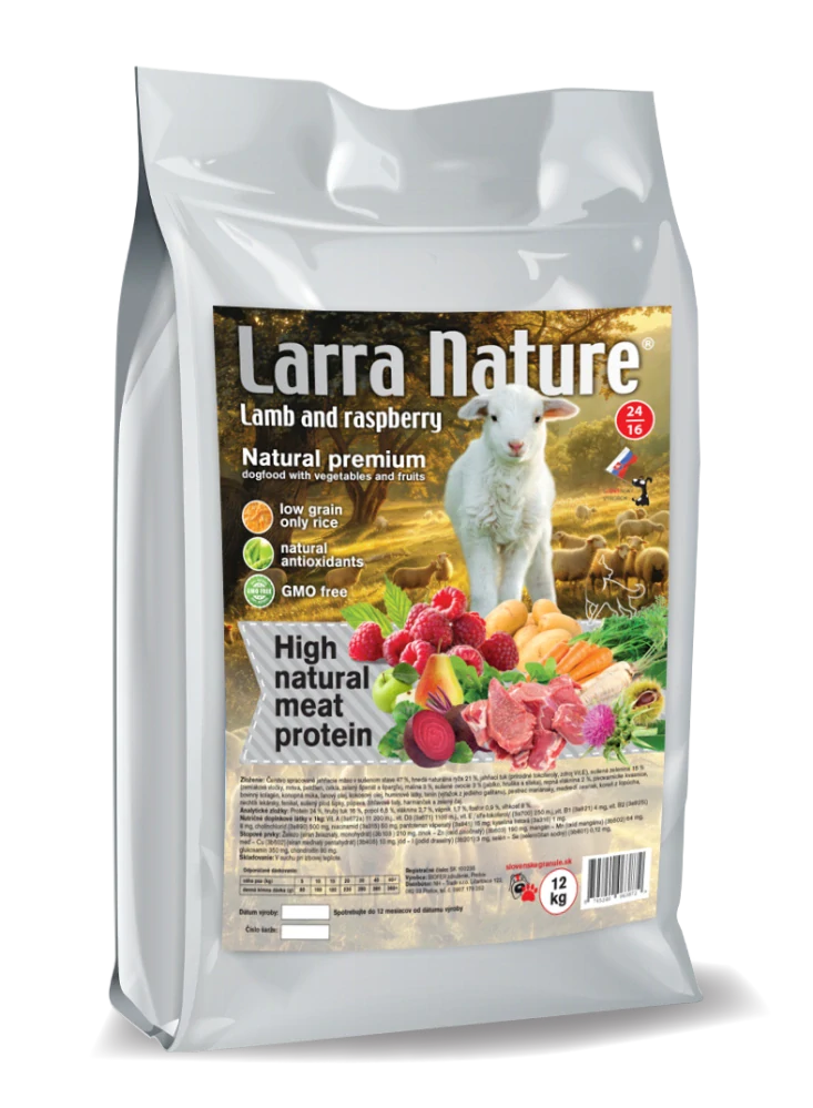 Larra Nature Jahňa s Malinami 2x12kg