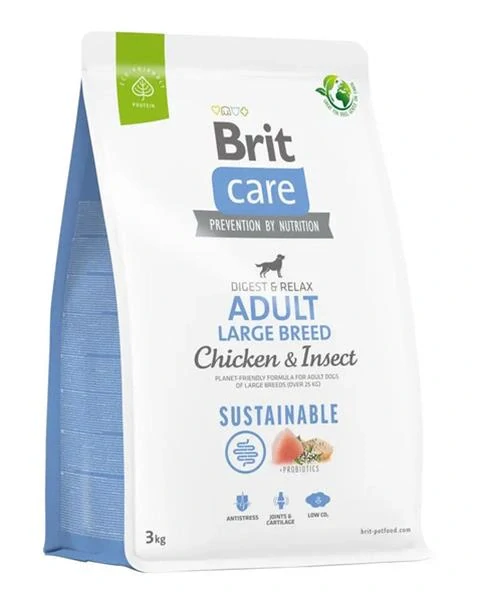 Brit Care pes Sustainable Adult Large Breed 3 kg