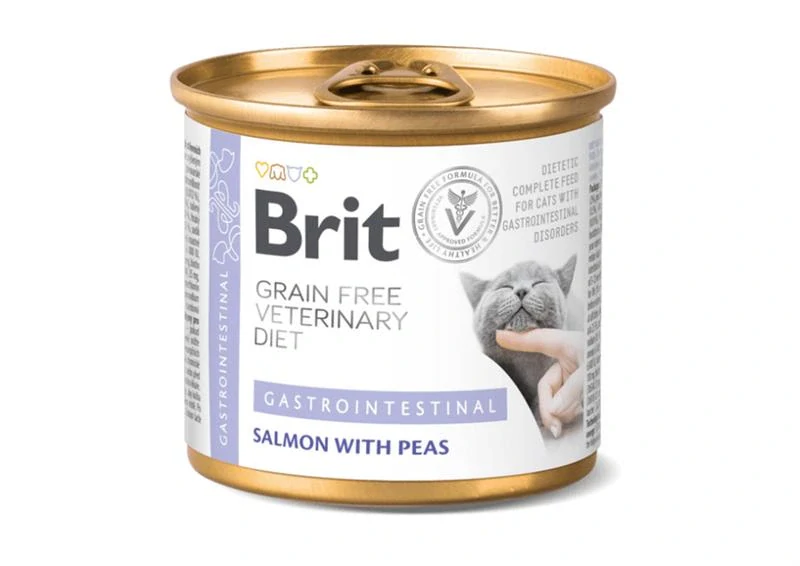 Brit Veterinary Diets GF cat Gastrointestinal 200 g konzerva