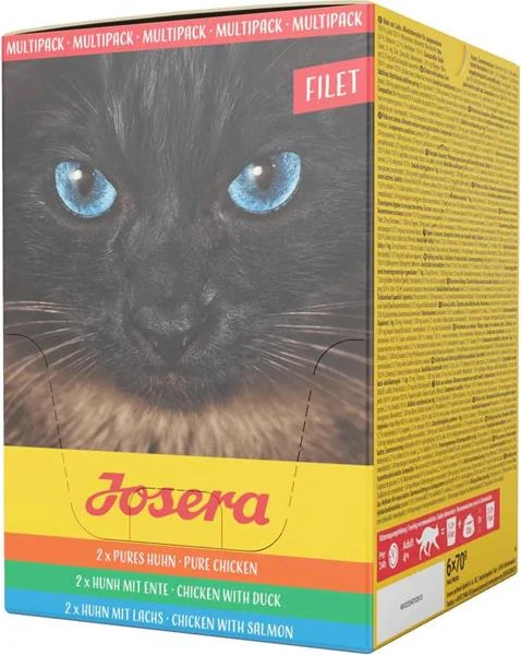 Josera vrecko Cat Multipack Filet GF 6x70 g