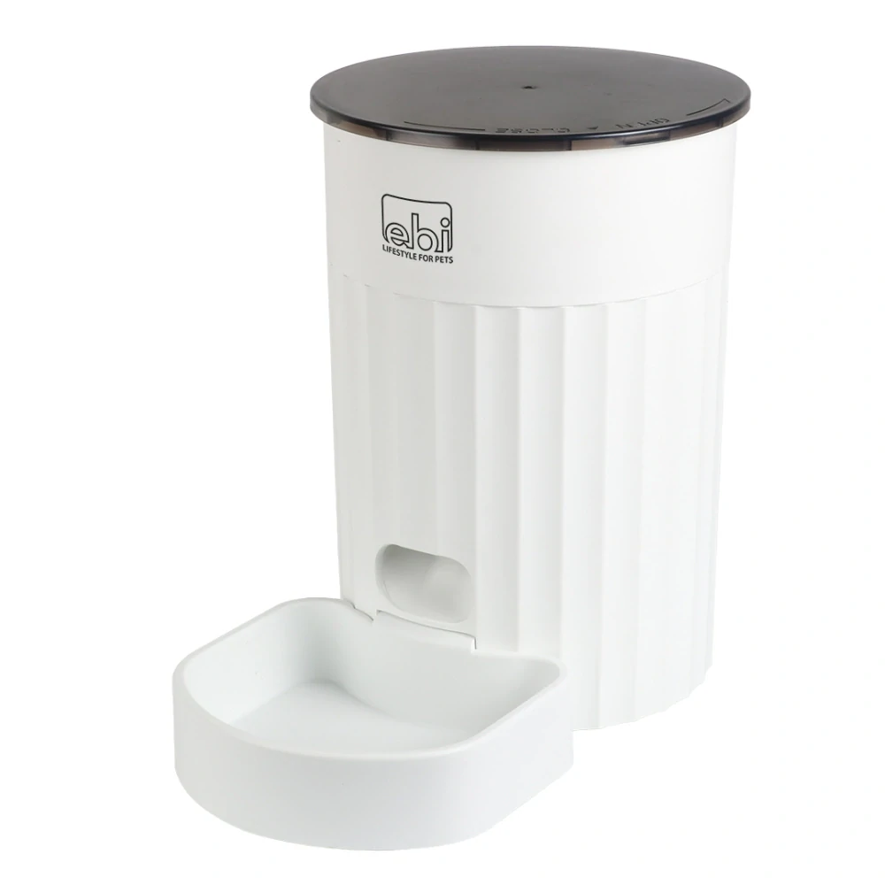 EBI Talakona Programovateľný automatický dávkovač krmiva 18x18x26cm 3l biely