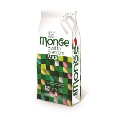 MONGE Breed bag Maxi Adult Chicken 15kg kompletné krmivo pre dospelých psov veľkých plemien
