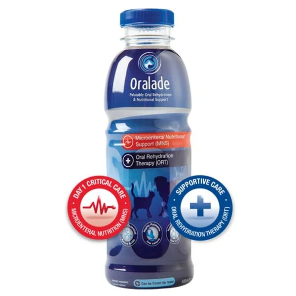 Oralade GI rehydratační roztok pre psy a mačky 500 ml