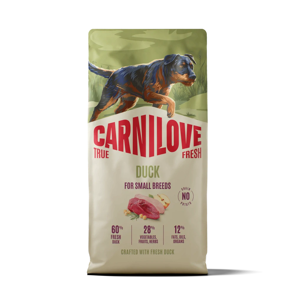 Carnilove True Fresh Dog Duck for Adult Small 12 kg