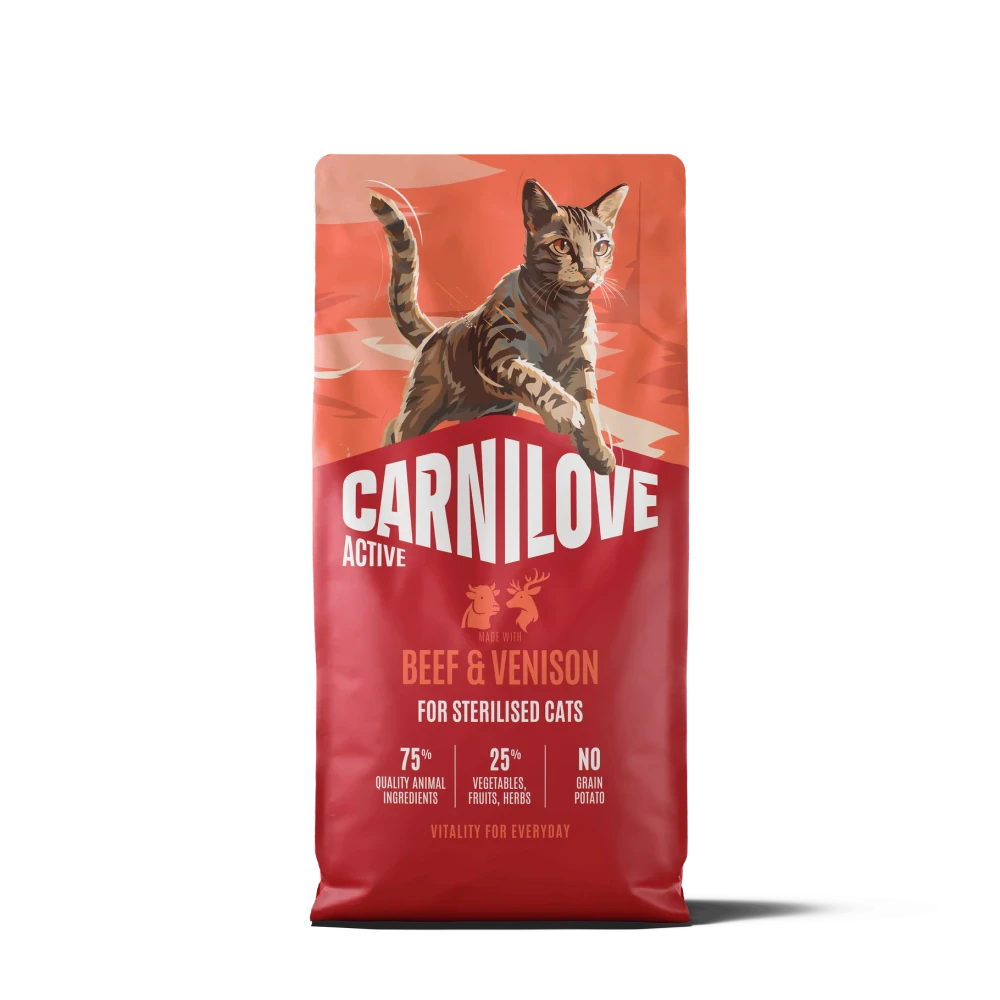 Carnilove Active Cat Beef & Venison for Sterilised Adult 6 kg