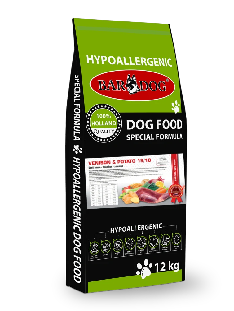 BARDOG Venison & Potato 20/10 Ultra Premium 12 kg