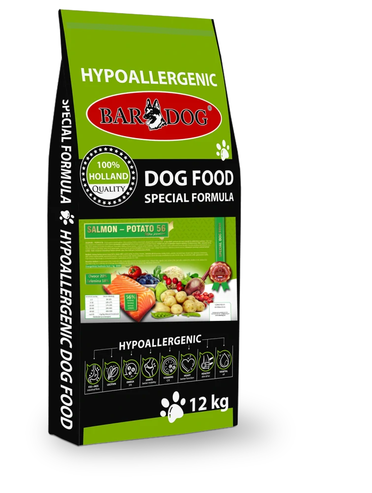 BARDOG LISOVANÉ KRMIVO SALMON POTATO 56 12 Kg