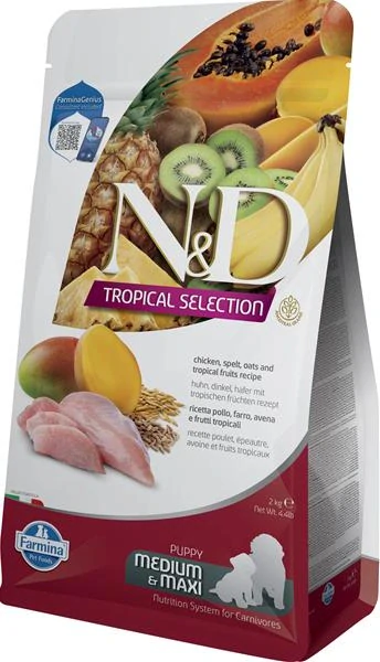 Farmina N&D dog TROPICAL SELECTION (AG) puppy med/maxi chicken 2 kg