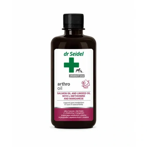 Dr Seidel Arthro Oil 250ml olej na podporu kĺbov pri osteoartróze pre psov a mačky