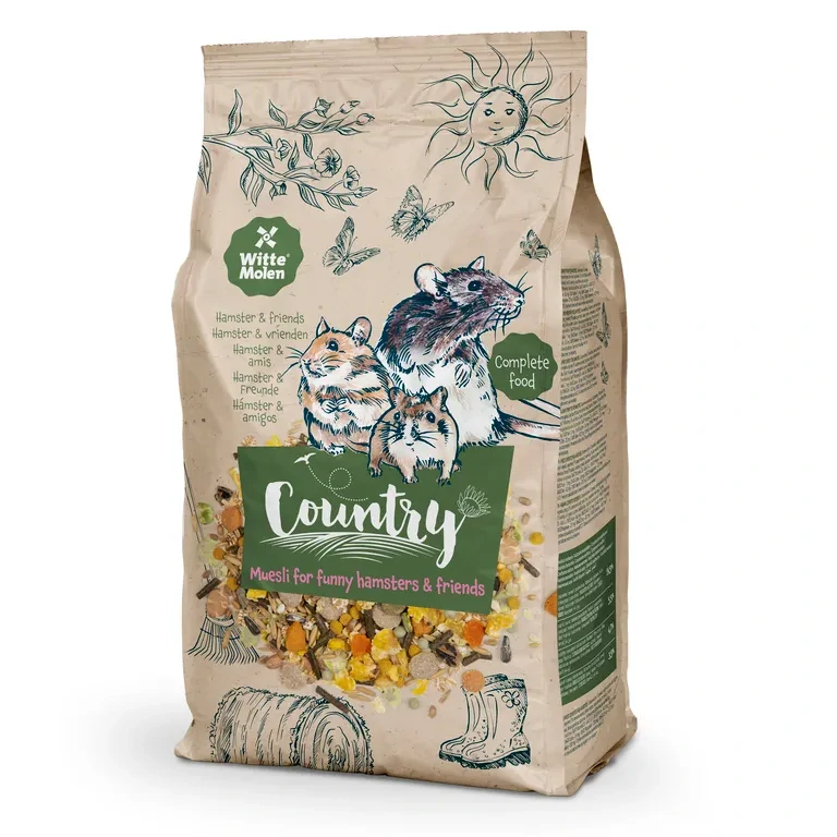COUNTRY kompletné krmivo pre škrečky a ostatné malé hlodavce 3kg