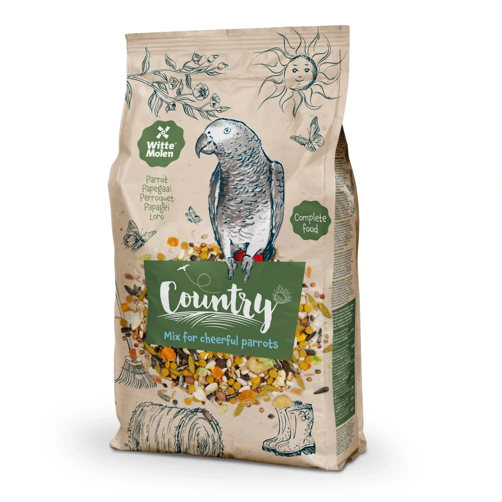 COUNTRY kompletné krmivo pre veľké papagáje 2kg
