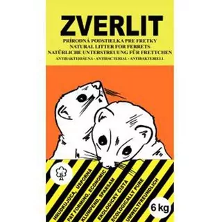 ZVERLIT hnedý 0-4mm 6kg extra jemný pre fretky bez vône