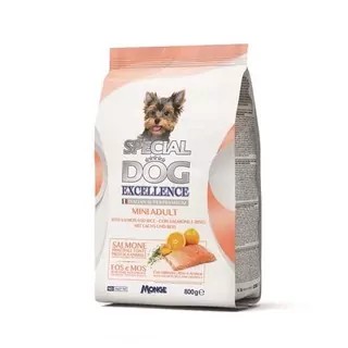 MONGE SPECIAL DOG EXCELLENCE MINI ADULT 800g LOSOS hypoalergénne krmivo pre psov malých plemien