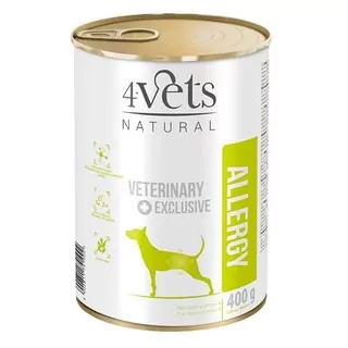4Vets NATURAL VETERINARY EXCLUSIVE ALLERGY Lamb 400g pre psov s potravinovou intoleranciou (Jahňa)