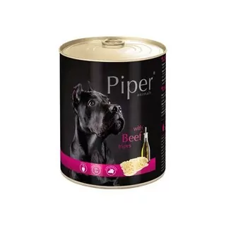 PIPER ADULT 800g konzerva pre dospelých psov s hovädzími držkami