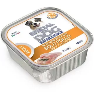 MONGE SPECIAL DOG EXCELLENCE pate MONOPROTEIN čisto kuracie 300g grain free vanička