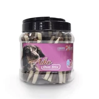 COBBYS PET AIKO Duo Stix 12cm Mlieko+Jahňa