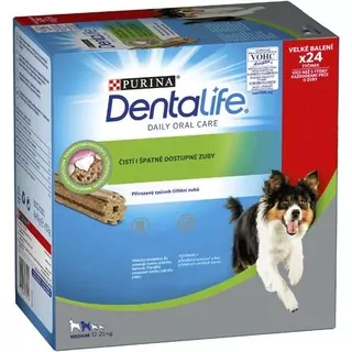 PURINA DENTALIFE MEDIUM Multibalenie 24ks tyčiniek
