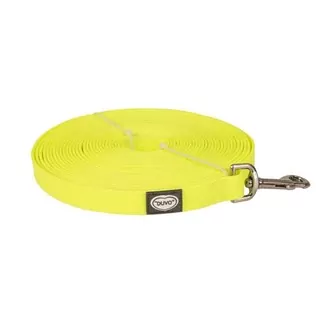 DUVO+ Stopovacie vodidlo z PVC neónovo žltý popruh 15m/20mm
