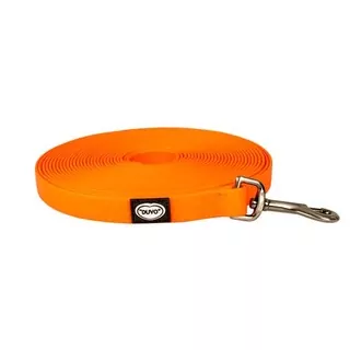 DUVO+ Stopovacie vodidlo z PVC neónovo oranžový popruh 15m/20mm