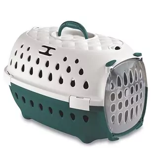 STEFANPLAST Prepravka Gulliver Travel Chic tmavo zelená/ biela 50x34,5x32cm