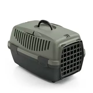 STEFANPLAST GREEN LINE GULLIVER 1 sivá/sivozelená 48x32x31cm plastové dvierka 90% z recyklovaného plastu