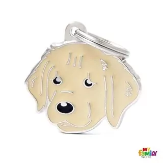 MF GOLDEN RETRIEVER 2,5x3,3cm gravírovateľný prívesok