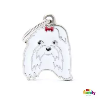 MF MALTESE gravírovateľný prívesok 2,6x2,3 cm