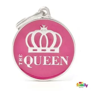 MF THE QUEEN 3,93x3,17 cm gravírovateľný prívesok