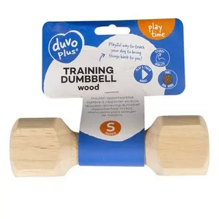 DUVO+ Aportovacia činka z dreva pre psov S - 16,5x5x5cm -150g