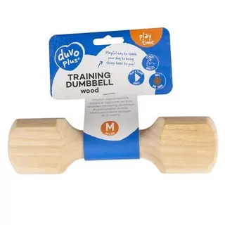 DUVO+ Aportovacia činka z dreva pre psov M - 20x5,5x5,5cm - 230g