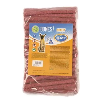 DUVO+ BONES! Munchy tyčinky červené 12,5cm 100ks
